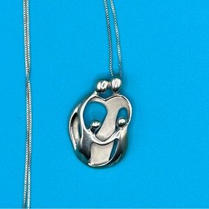 Vintage Carolyn Pollack 925 abstract figural family